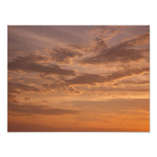 Foto Nuvens do Pôr do Sol II Pastel Abstrato Natureza