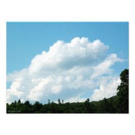 Foto Nuvens encontram árvores