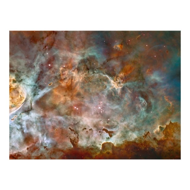 Foto Nuvens escuras da Nebulosa de Carina Hubble Espaço (Frente)