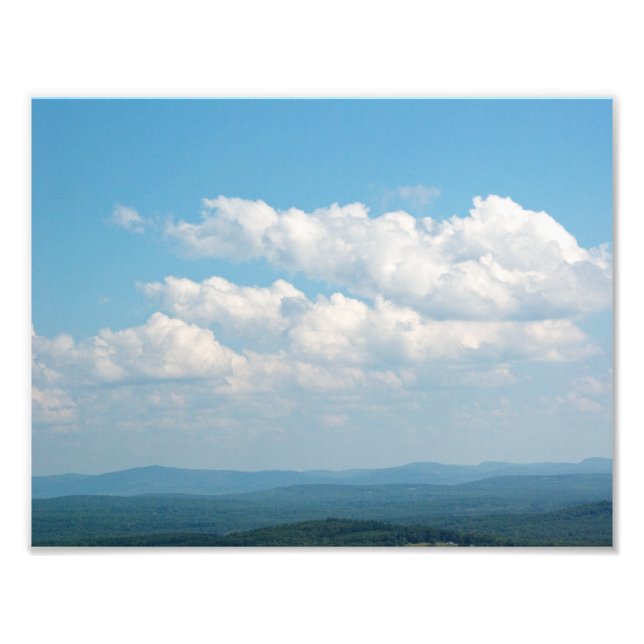 Foto Nuvens Sobre Montanhas (Frente)