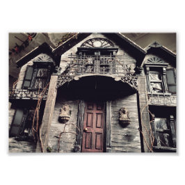 Foto O Abandonado Impressão da Casa - Miniaturas Abando