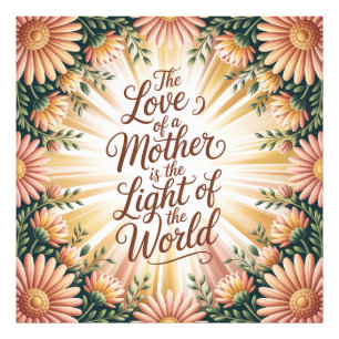 Foto O Amor De Uma Mãe É A Luz Do Mundo