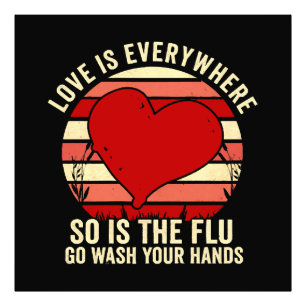 Foto O Amor Está Em Todo O Lado, Mas A Gripe Lava A Sua