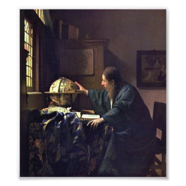 Foto O astrônomo de Johannes Vermeer (Frente)