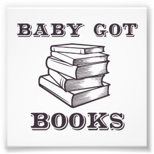 Foto O bebê obteve livros