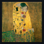 Foto O Beijo - Gustav Klimt<br><div class="desc">Famoso quadro romântico de Gustav Klimt. O Beijo é uma bela obra-prima para verdadeiros amantes da arte excelente.</div>