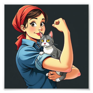 Foto O bonito dono do gato