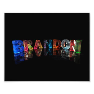 Foto O Brandon conhecido nas luzes 3D