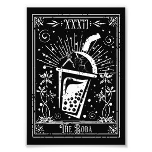 Foto O Cartão de Tarot de Chá Boba