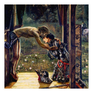 Foto O Cavaleiro Misericordioso por Edward Burne-Jones
