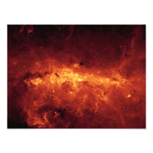 Foto O centro da Via Láctea aglow com poeira