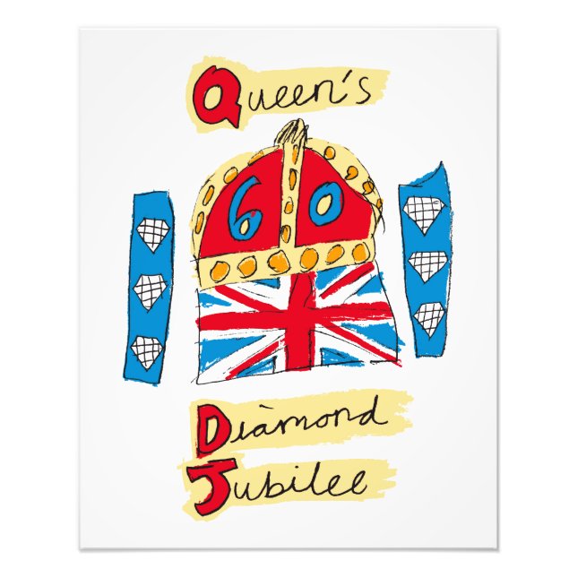Foto O Diamond Jubilee Emblem da Rainha (Frente)