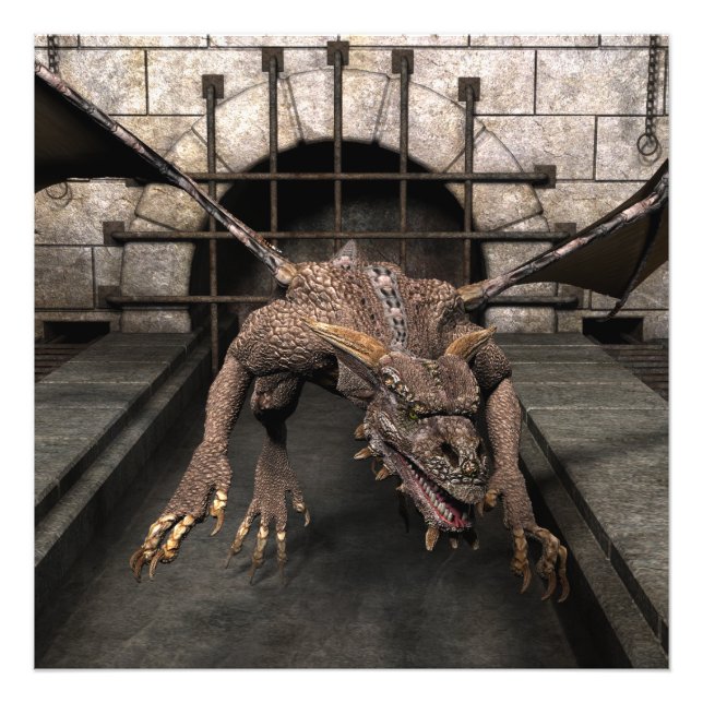 Foto O Dragão Da Extremidade Do morto Está Procurando A (Frente)