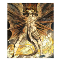 O Dragão Vermelho Excelente por William Blake