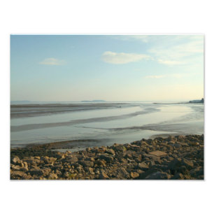 Foto O estuário de Severn perto da baía de Cardiff