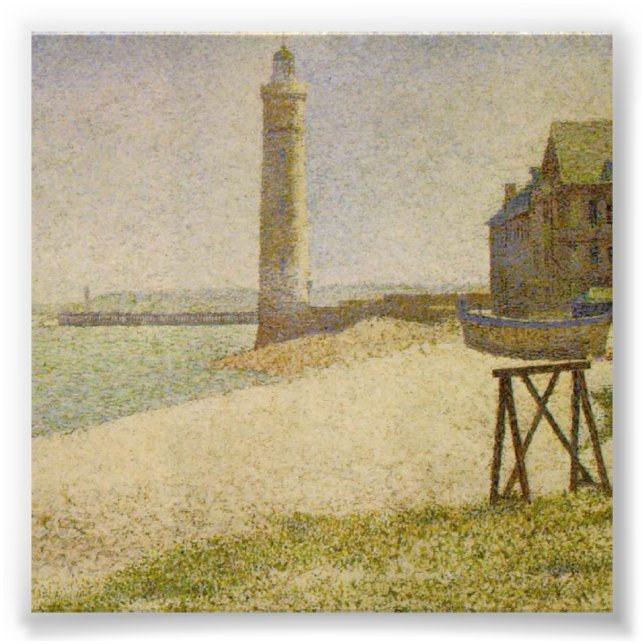 Foto O Farol de Honfleur de Georges Seurat (Frente)