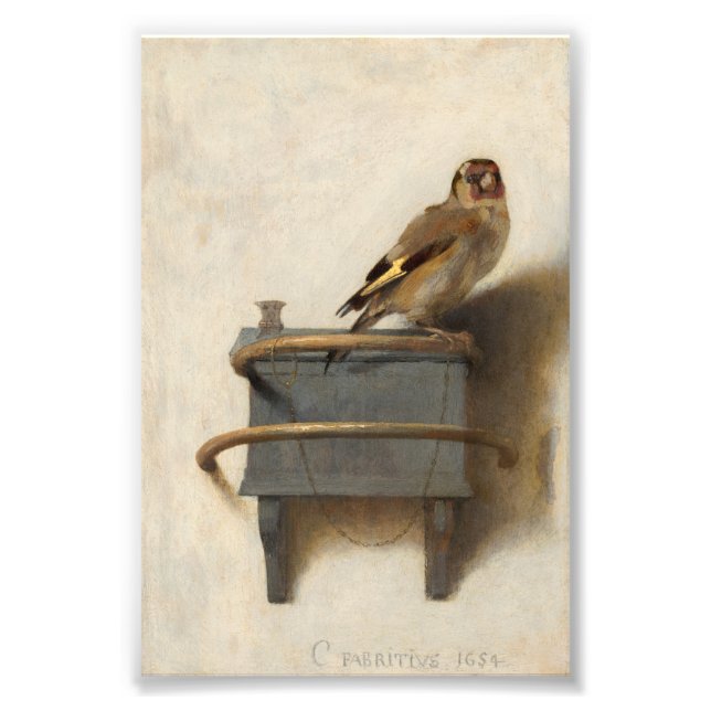 Foto O Goldfinch da Carel Fabritius (Frente)
