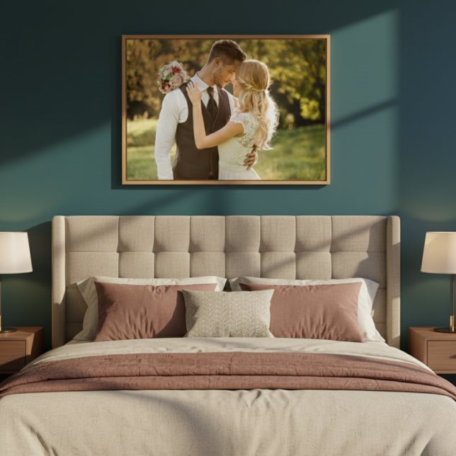 Foto O Grande Romance | Casamento Personalizado 36x24 (Custom Wedding Photo Print)