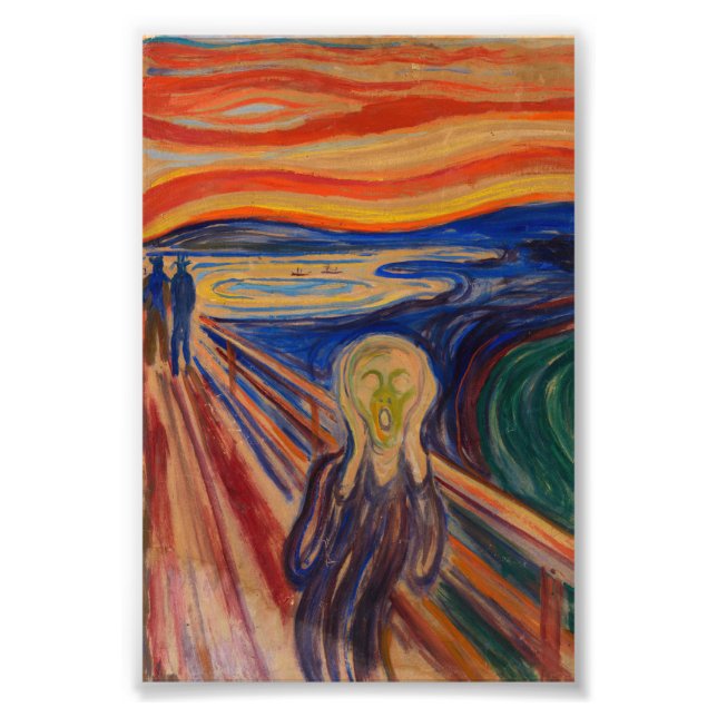 Foto O Grito de Edvard Munch (Frente)