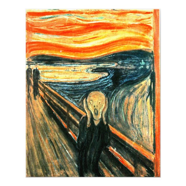 Foto O Grito de Edvard Munch (Frente)