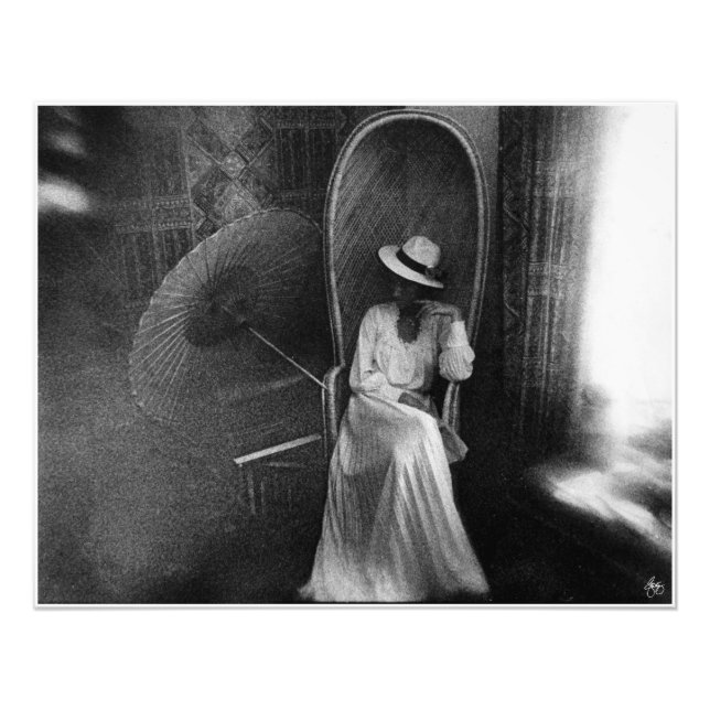 Foto O Impressão do vestido branco - Open Edition (Frente)