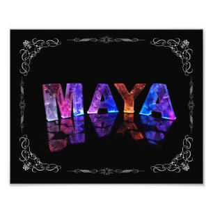 Foto O Maya conhecido em 3D ilumina-se (a fotografia)