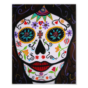Foto O mexicano Muerto enfrenta o dia da pintura