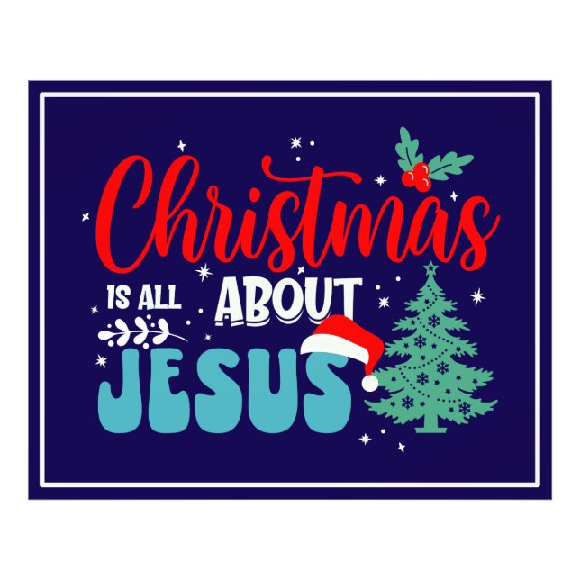 Foto O Natal É Sobre Jesus-43687 (Frente)
