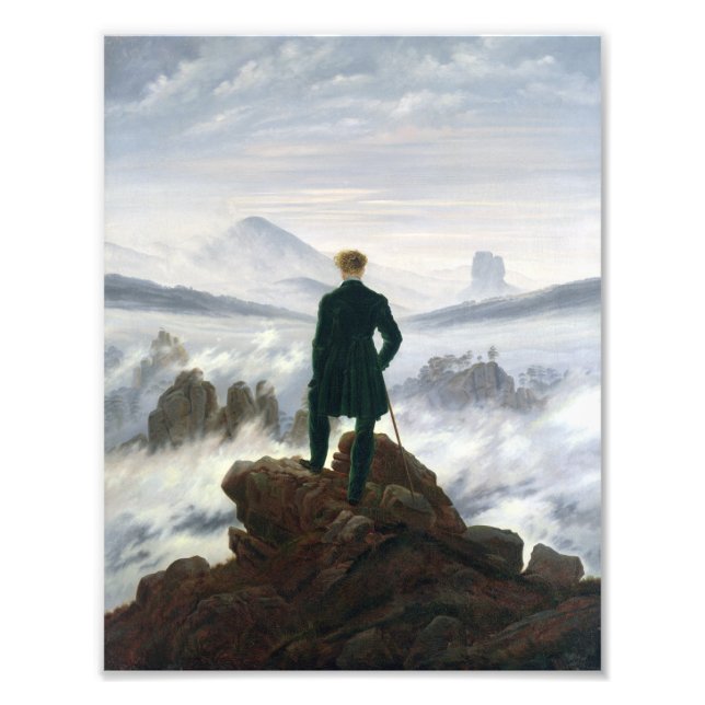 Foto O Navegador por cima do Mar de Nevoeiro (Frente)