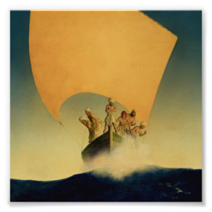 Foto “O Navio Pirata” por Maxfield Parrish