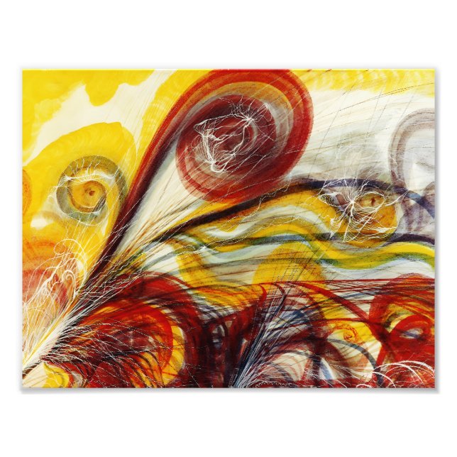 Foto O Olho de Deus por Georgiana Houghton (Frente)