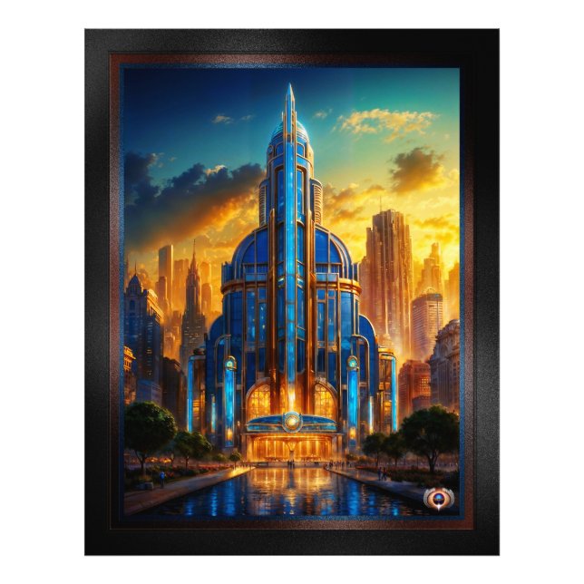 Foto O Pavilhão do Plana Azul Deco Grande Arte de Xzend (Frente)