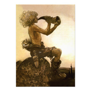 Foto “O Pequeno Pastor” aquarela de John Bauer