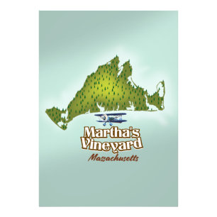 Foto O poster de viagens de Massachusetts da Martha