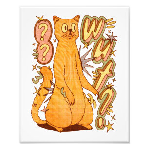 Foto O quê? / Uma Ilustração De Gato Laranja