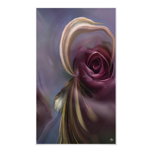 Foto O Rosa e o Impressão Headdress Open Edition (Frente)