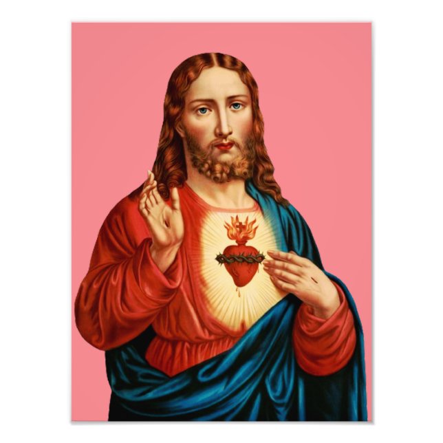 Foto O Sagrado Coração de Jesus (Frente)