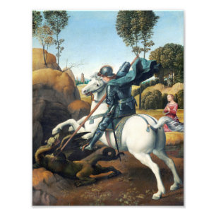 Foto O Santo de Raphael, George, e o Dragão (cerca de
