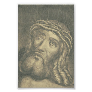 Foto O Santo Rosto De Jesus Arte Monocromática