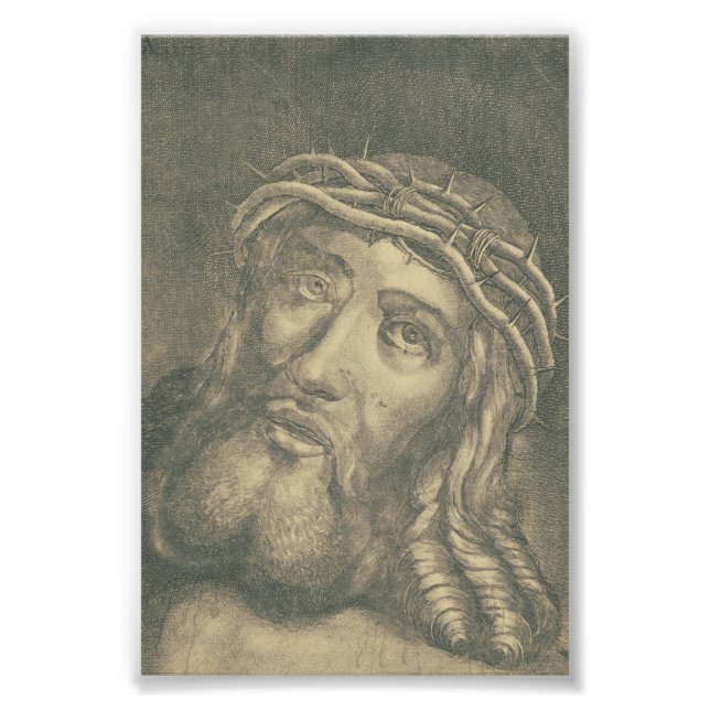 Foto O Santo Rosto De Jesus Arte Monocromática (Frente)
