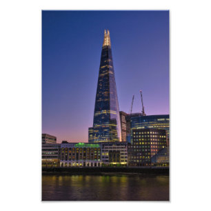 Foto O Shard ao anoitecer, Londres Reino Unido