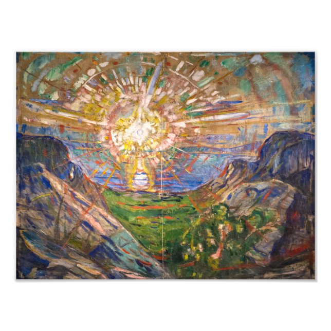 Foto O Sol 1916 | Edvard Munch | (Frente)