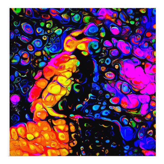 Foto O Solitário Pássaro 4: Estilo de Arte Líquida (Frente)