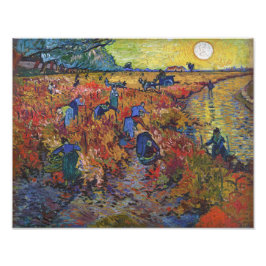 Foto O Vineyard Vermelho | Vincent van Gogh |