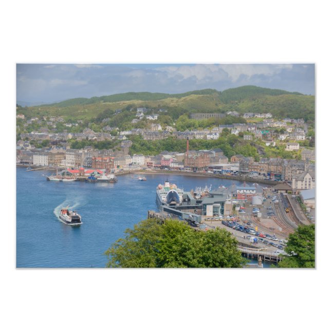 Foto Oban Harbor Aerial de Pulpit Hill (Frente)