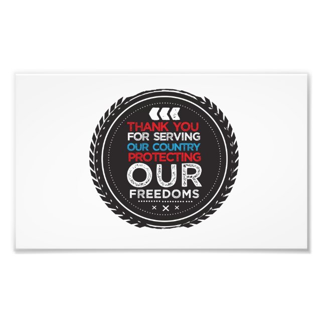 Foto obrigado-o para veterano (Frente)