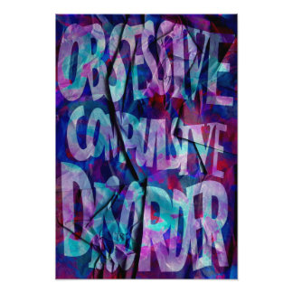 Foto OCD Awareness, Colour Theory Poster (Textured)