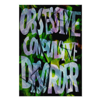 Foto OCD Awareness, Colour Theory Poster (Textured)