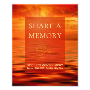 Foto Ocean Sunset Celebration of Life Share a Memory