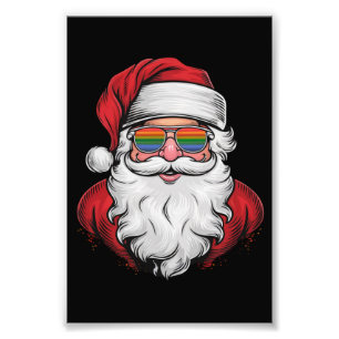 Foto Óculos de Sol de Papai Noel Orgulho Natal Pijama X